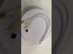Các chất lượng cao silicone nước tiểu ống thông Foley ống thông hai chiều Foley ống thông