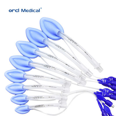 Một lần sử dụng thuốc gây mê Y tế Phẫu thuật Silicone # 1- # 5 Mặt nạ cổ họng