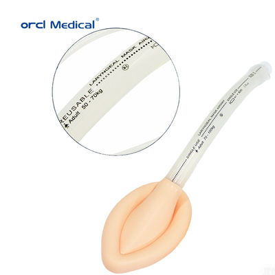 Máy nạ cổ họng silicone y tế Ống ống dẫn Máy nén cổ họng dùng một lần Nhà cung cấp đường hô hấp