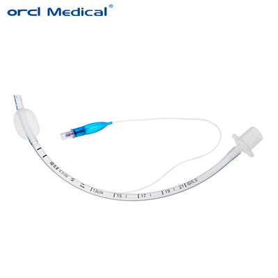 Phương tiện y tế PVC dùng một lần bằng miệng mũi ống nội tiết có hình dạng trước với còng tay / không còng tay
