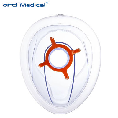 Mặt nạ gây mê silicone y tế không có latex, mái vòm trong suốt, đệm khí mềm