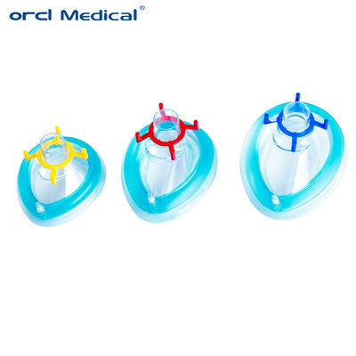 Mặt nạ một lần dùng kích thước tiêu chuẩn quốc tế Máy đệm không khí Người lớn Trẻ em Máy đệm gây mê xoay mặt nạ Anesthesia
