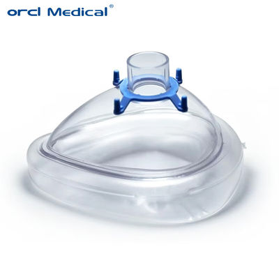 Nhà máy y tế CE chấp thuận mặt nạ gây mê oxy dùng một lần cho trẻ em / người lớn Bệnh viện cung cấp mặt nạ gây mê silicone y tế người lớn nhi khoa