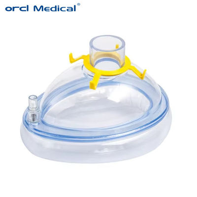 Mặt nạ đệm khí y tế Bệnh viện Cung cấp PVC dùng một lần Anesthesia Mặt nạ Nhà cung cấp