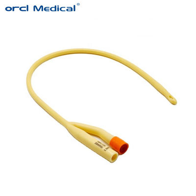 2 Way Latex Foley Catheter Silicone phủ tùy chỉnh mẫu miễn phí