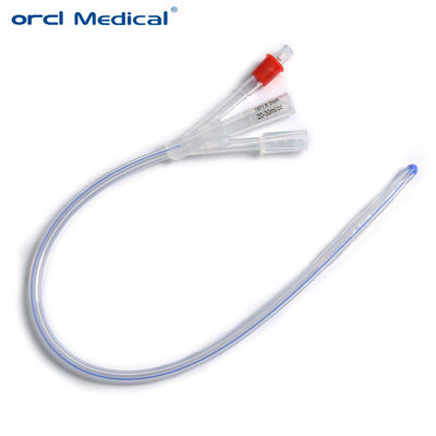 3 Way Silicone Foley Catheter để điều trị nước tiểu 16FR-26FR