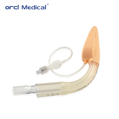 ICU sử dụng các thiết bị y tế không có Latex ống kép tiêu chuẩn mặt nạ cổ họng silicone đường thở #2-5# Kích thước với CE ISO13485