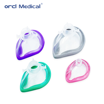 Sản phẩm tiêu thụ y tế tiêu thụ dùng một lần sterile dễ gây mê mặt nạ gây mê không có latex mặt nạ gây mê để tránh phản ứng dị ứng