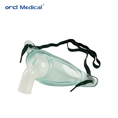 Mặt nạ oxy PVC dùng một lần cho người lớn/trẻ em, mặt nạ mở khí quản cho người lớn/trẻ em